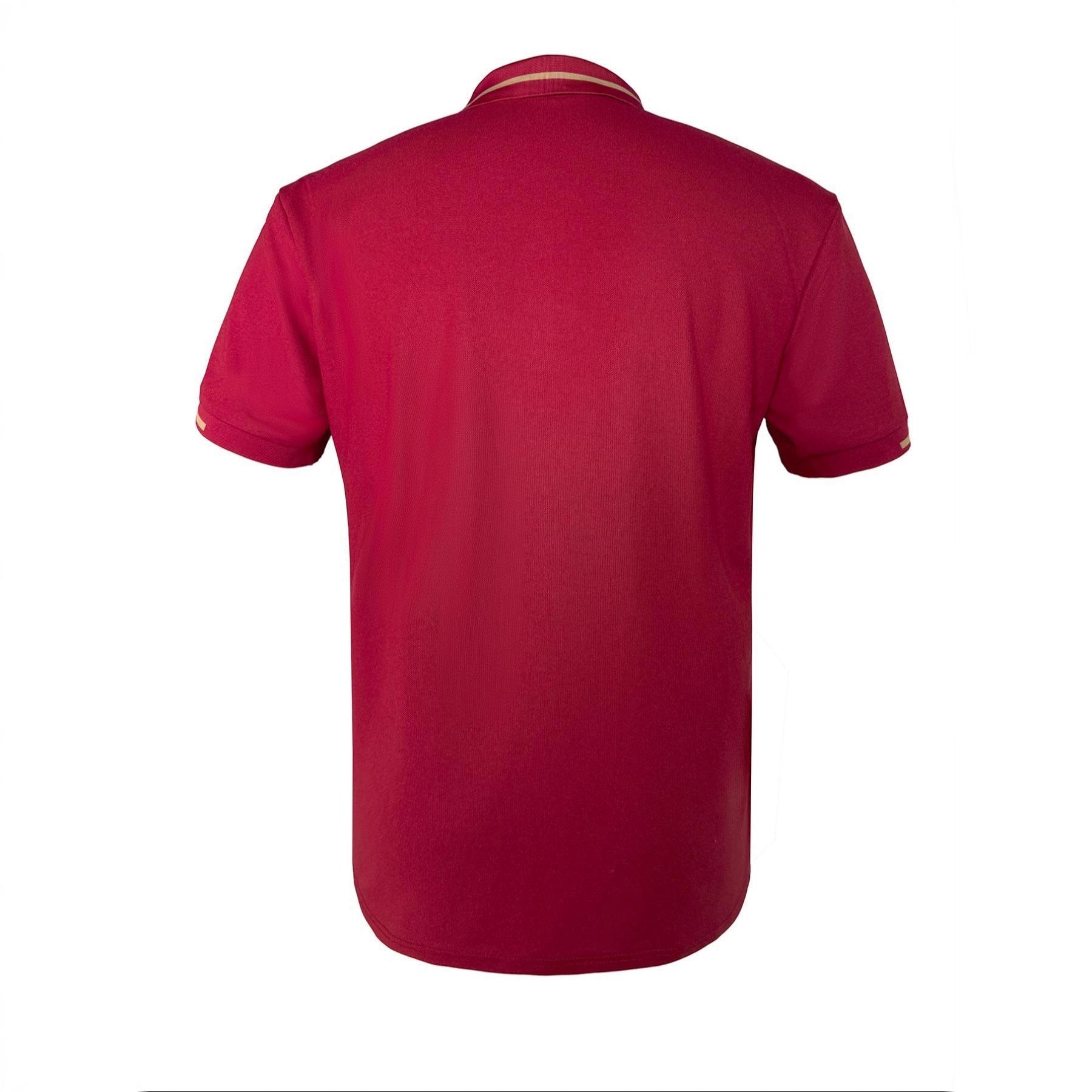 Mens Casual Short-sleeve Polo Shirt With A Turn-down Collar